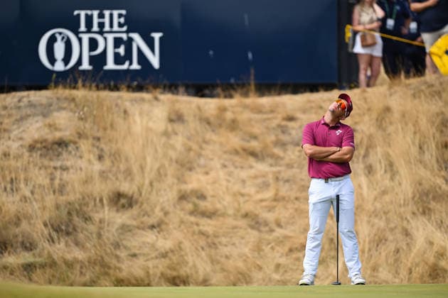 Lucas Herbert (AUS) leader of the Open Championship with a Championship equalling record -8 on the 15th Green 154th Open Golf Championships, Royal Birkdale, Southport, UK - 17 Jul 2026Southport Royal Birkdale United Kingdom  Copyright: xGreigxCowie Shutterstockx 16988294br