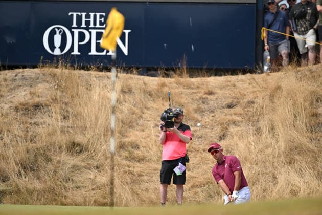 Lucas Herbert (AUS) leader of the Open Championship with a Championship equalling record -8 on the 15th Green 154th Open Golf Championships, Royal Birkdale, Southport, UK - 17 Jul 2026Southport Royal Birkdale United Kingdom  Copyright: xGreigxCowie Shutterstockx 16988294bn