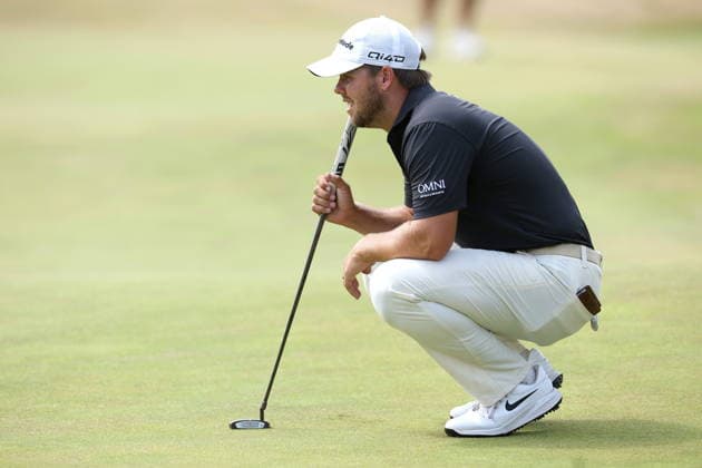 154th Open Golf Championships - Round 2 Pierceson Coody of the USA lines up a putt on the 17th hole during Round 2 of the British Open Golf Championships at Royal Birkdale in Southport, Britain, 17 July 2026. SOUTHPORT UNITED KINGDOM  Copyright: xADAMxVAUGHANx
