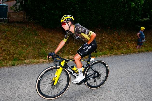 Tour de France 2026 Stage 13 BELFORT, FRANCE - JULY 17 : Piganzoli Davide (ITA) of Team Visma Lease a Bike in action during stage 13 of the 113rd edition of Tour de France an UCI World Tour 2.UWT cycling road race stage for Men Elite of 205 km with start in Dole and finish in Belfort on July 17, 2026 in Belfort, France, 17 07 2026 Belfort France  Copyright: xLucaxBettinix