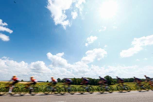 Tour de France 2026 Stage 13 BELFORT, FRANCE - JULY 17 : Illustration picture of the peloton during stage 13 of the 113rd edition of Tour de France an UCI World Tour 2.UWT cycling road race stage for Men Elite of 205 km with start in Dole and finish in Belfort on July 17, 2026 in Belfort, France, 17 07 2026 Belfort France  Copyright: xLucaxBettinix