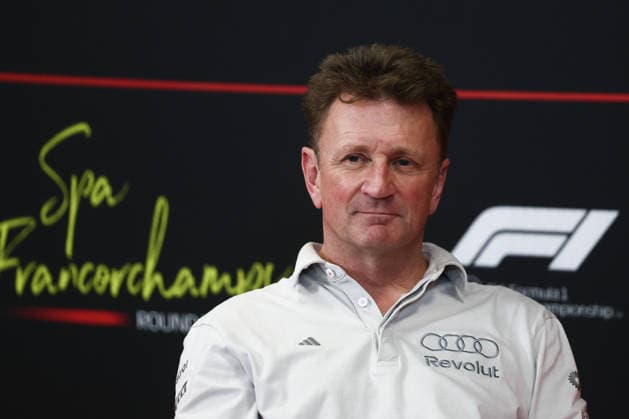 F1 Belgian Grand Prix 2026 Team Principals press conference, PK, Pressekonferenz Allan McNish during the team principals press conference ahead of the Formula 1 Belgian Grand Prix at Spa-Francorchamps in Spa, Belgium on July 17, 2026. Spa Belgium  Copyright: xJakubxPorzyckix originalFilename:porzycki-f1belgia260717_npKzB.jpg