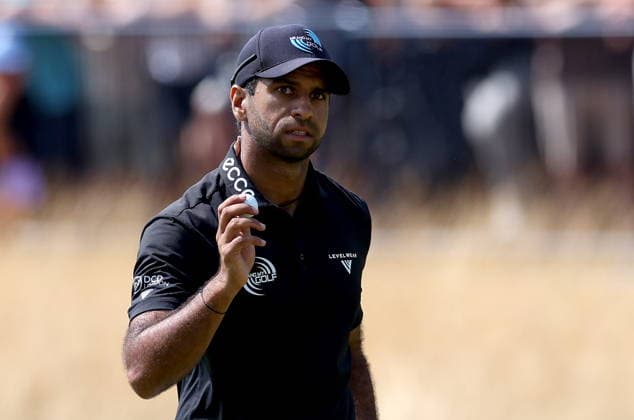 154th Open Golf Championships - Round 2 Aaron Rai of England reacts after his putt on the 18th hole during Round 2 of the British Open Golf Championships at Royal Birkdale in Southport, Britain, 17 July 2026. SOUTHPORT UNITED KINGDOM  Copyright: xADAMxVAUGHANx