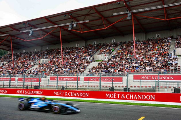 F1 - BELGIAN GRAND PRIX 2026 Grandstand full crowd, foule, fans, fan, spectators during the Formula 1 Belgian Grand Prix 2026, 10th round of the 2026 Formula One World Championship, WM, Weltmeisterschaft from July 17 to 19, 2026 on the Circuit de Spa-Francorchamps, in Stavelot, Belgium - StavelotBelgium  Copyright: xFLORENTxGOODENx