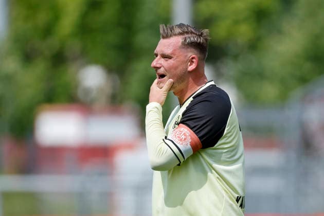 Marlon Ritter (1. FC Kaiserslautern, 07), Mimik, Gesichtsausdruck, Emotion , Deutschland, Fussball, Testspiel, 2026 2027, 1.FSV Mainz 05 vs. 1.FC Kaiserslautern, 17.07.2026, Mainz Bruchwegstadion Rheinland-Pfalz Deutschland *** Marlon Ritter, 1 FC Kaiserslautern, 07, facial expressions, emotion, Germany, soccer, friendly match, 2026–2027, 1 FSV Mainz 05 vs. 1 FC Kaiserslautern, July 17, 2026, Mainz Bruchwegstadion, Rhineland-Palatinate, Germany Copyright: xGrantxHubbsx