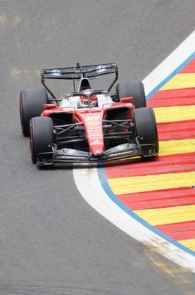 Ferrari Monegasque rider Charles Leclerc pictured during a free practice ahead of the Grand Prix F1 of Belgium race, in Spa-Francorchamps, Friday 17 July 2026. The Spa-Francorchamps Formula One Grand Prix takes place this weekend, from July 17th to July 19th. BENOITxDOPPAGNE  x181343316x