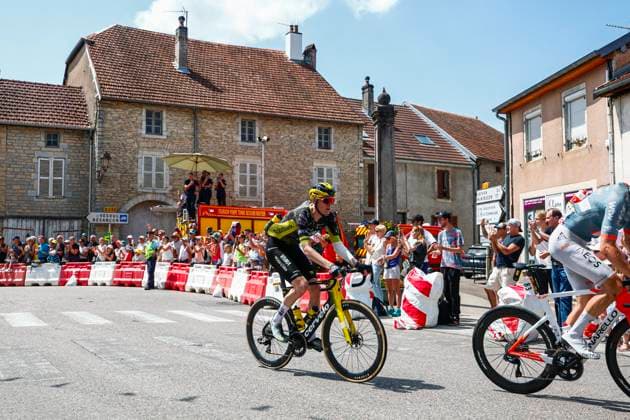 Tour de France 2026 Stage 13 BELFORT, FRANCE - JULY 17 : Jorgenson Matteo (USA) of Team Visma Lease a Bike in action during stage 13 of the 113rd edition of Tour de France an UCI World Tour 2.UWT cycling road race stage for Men Elite of 205 km with start in Dole and finish in Belfort on July 17, 2026 in Belfort, France, 17 07 2026 Belfort France  Copyright: xLucaxBettinix