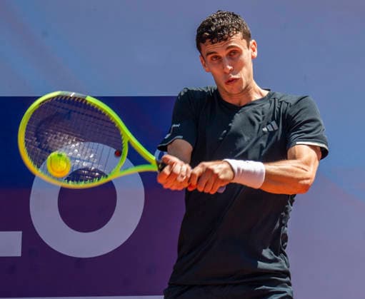 July 17, 2026, Gstaad, Bern, Switzerland: Gstaad Switzerland, 07 17 2026: JUAN MANUEL CERUNDOLO of Argentina is in action during swmi-finals of EFG Swiss Open Gstaad ATP, Tennis Herren 250,Tennis Herren 250, which is known as the Swiss Gstaad Open and took place at Roy Emerson Arena in Gstaad, which is located in the famous ski resort of Gstaad and which is located in the Bernese Oberland. Gstaad Switzerland - ZUMAd206 20260717_zip_d206_060 Copyright: xEricxDubostx
