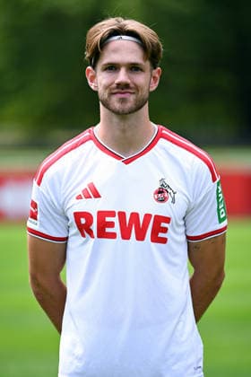 Jan Thielmann; 1. FC Köln; 1.BL, Porträttermin 2026 2027 *** Jan Thielmann, 1. FC Köln, Bundesliga, Photo Shoot 2026–2027