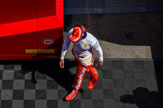 STAVELOT, BELGIUM: Lewis Hamilton, racing for the Ferrari team during the 2026 Formula 1 Belgian Grand Prix at the Circuit de Spa-Francorchamps in Stavelot, Belgium