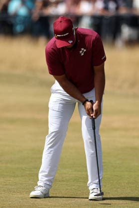 RECORD DATE NOT STATED 17th July 2026; Royal Birkdale Golf Club, Southport, Merseyside, England; The Open Championship Day Two; Lucas Herbert (AUS) on the 18th green as he completes his round of 62 DavidxBlunsden