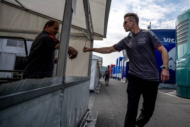 STAVELOT, BELGIUM: Nico Hulkenberg, racing for the Audi team during the 2026 Formula 1 Belgian Grand Prix at the Circuit de Spa-Francorchamps in Stavelot, Belgium