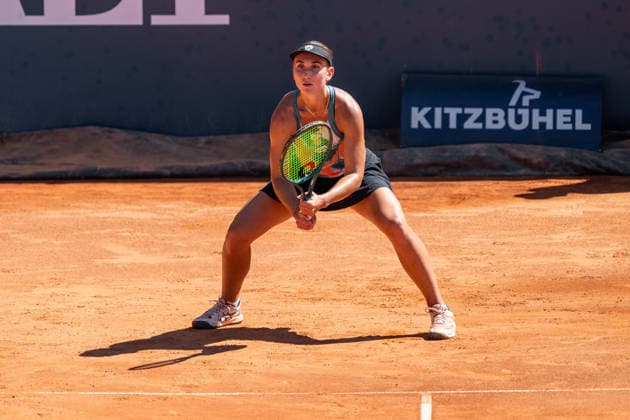 TENNIS - WTA, Tennis Damen Generali Open Ladies Kitzbuehel KITZBUEHEL,AUSTRIA,17.JUL.26 - TENNIS - WTA Tour, Generali Open Ladies Kitzbuehel. Image shows Gina Feistel (POL).  GEPAxpictures xJulioxArellano
