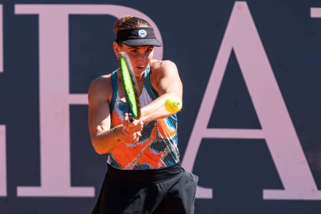TENNIS - WTA, Tennis Damen Generali Open Ladies Kitzbuehel KITZBUEHEL,AUSTRIA,17.JUL.26 - TENNIS - WTA Tour, Generali Open Ladies Kitzbuehel. Image shows Gina Feistel (POL).  GEPAxpictures xJulioxArellano