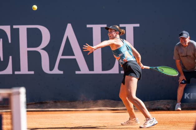 TENNIS - WTA, Tennis Damen Generali Open Ladies Kitzbuehel KITZBUEHEL,AUSTRIA,17.JUL.26 - TENNIS - WTA Tour, Generali Open Ladies Kitzbuehel. Image shows Gina Feistel (POL).  GEPAxpictures xJulioxArellano