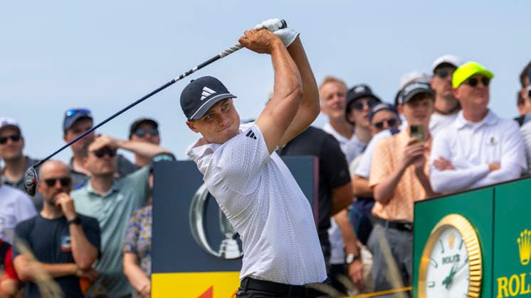 SOUTHPORT, ENGLAND 20260717 Ludvig Aberg under tävlingens andra dag pa The Open Championship pa Royal Birkdale Golf Club. Här slar han ut pa dfet trettonde halet SOUTHPORT ENGLAND x1019x *** SOUTHPORT, ENGLAND 20260717 Ludvig Aberg on the second day of competition at The Open Championship at Royal Birkdale Golf Club. Here he is teeing off on the 13th hole. SOUTHPORT, ENGLAND x1019x  Copyright: xChristerxHöglundx THE OPEN CHAMPIONSHIP GOLF 2026