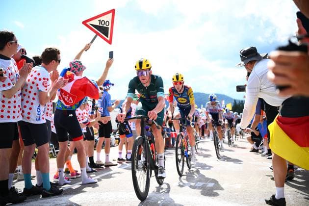 Tour de France 2026 Stage 13 BELFORT, FRANCE - JULY 17 : Pedersen Mads (DEN) of Lidl Trek in action during stage 13 of the 113rd edition of Tour de France an UCI World Tour 2.UWT cycling road race stage for Men Elite of 205 km with start in Dole and finish in Belfort on July 17, 2026 in Belfort, France, 17 07 2026 Belfort France  Copyright: xGvgx