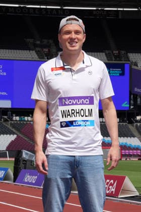 Track and Field: London Athletics Meet Karsten Warholm (NOR) poses during London Athletics Meet press conference, PK, Pressekonferenz at London Stadium, Friday, July 17, 2026, in London, United Kingdom. London England United Kingdom EDITORIAL USE ONLY Copyright: xImagexofxSportx ImagexofxSportx iosphotos414865