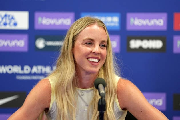 Track and Field: London Athletics Meet Keely Hodgkinson (GBR) during London Athletics Meet press conference, PK, Pressekonferenz at London Stadium, Friday, July 17, 2026, in London, United Kingdom. London England United Kingdom EDITORIAL USE ONLY Copyright: xImagexofxSportx ImagexofxSportx iosphotos414855