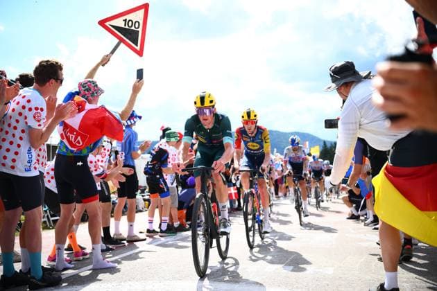 Tour de France 2026 Stage 13 BELFORT, FRANCE - JULY 17 : Pedersen Mads (DEN) of Lidl Trek in action during stage 13 of the 113rd edition of Tour de France an UCI World Tour 2.UWT cycling road race stage for Men Elite of 205 km with start in Dole and finish in Belfort on July 17, 2026 in Belfort, France, 17 07 2026 Belfort France  Copyright: xGvgx