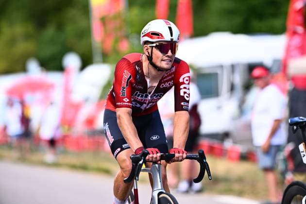 Tour de France 2026 Stage 13 BELFORT, FRANCE - JULY 17 : Veistroffer Baptiste (FRA) of Lotto Intermarche in action during stage 13 of the 113rd edition of Tour de France an UCI World Tour 2.UWT cycling road race stage for Men Elite of 205 km with start in Dole and finish in Belfort on July 17, 2026 in Belfort, France, 17 07 2026 Belfort France  Copyright: xGvgx