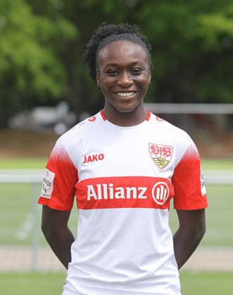 BAU Stuttgart , Mira Arouna; VfB Stuttgart Frauen ; 1.BL Frauen, Porträttermin 2026 2027, *** BAU Stuttgart, Mira Arouna, VfB Stuttgart Women s 1st Team (Women s Bundesliga), Photo Shoot 2026–2027,