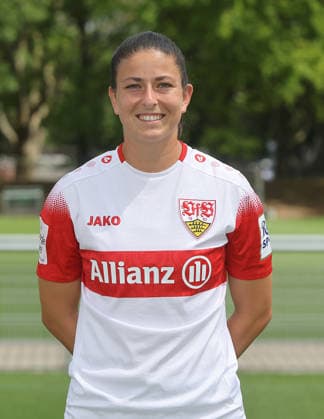 BAU Stuttgart , Chantal Hagel; VfB Stuttgart Frauen ; 1.BL Frauen, Porträttermin 2026 2027, *** BAU Stuttgart, Chantal Hagel, VfB Stuttgart Women s 1st Team (Women s Bundesliga), Photo Shoot 2026–2027,