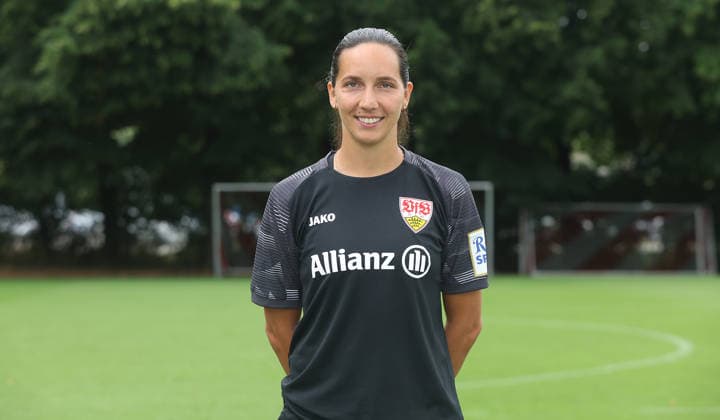 BAU Stuttgart , Ivana Rudelic; VfB Stuttgart Frauen ; 1.BL Frauen, Porträttermin 2026 2027, *** BAU Stuttgart, Ivana Rudelic, VfB Stuttgart Women s 1st Team (Women s Bundesliga), Photo Shoot 2026–2027,