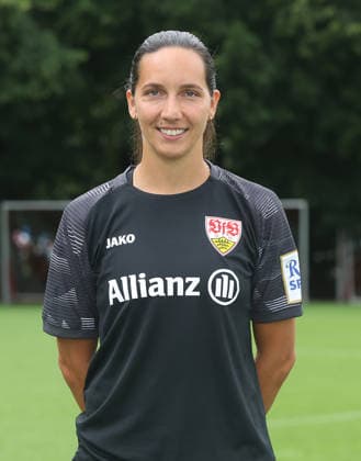 BAU Stuttgart , Ivana Rudelic; VfB Stuttgart Frauen ; 1.BL Frauen, Porträttermin 2026 2027, *** BAU Stuttgart, Ivana Rudelic, VfB Stuttgart Women s 1st Team (Women s Bundesliga), Photo Shoot 2026–2027,