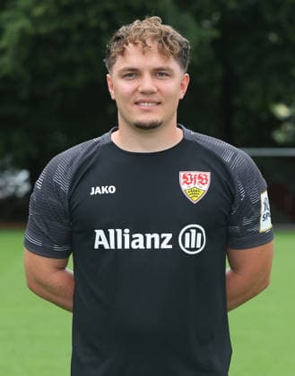 BAU Stuttgart , Simon Kubach; VfB Stuttgart Frauen ; 1.BL Frauen, Porträttermin 2026 2027, *** BAU Stuttgart, Simon Kubach, VfB Stuttgart Women s 1st Team (Women s Bundesliga), Photo Shoot 2026–2027,