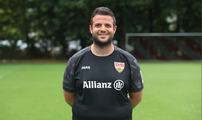 BAU Stuttgart , Tobias Schwaab; VfB Stuttgart Frauen ; 1.BL Frauen, Porträttermin 2026 2027, *** BAU Stuttgart, Tobias Schwaab, VfB Stuttgart Women s 1st Team (Women s Bundesliga), Photo Shoot 2026–2027,