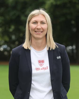 BAU Stuttgart , Lisa Lang; VfB Stuttgart Frauen ; 1.BL Frauen, Porträttermin 2026 2027, *** BAU Stuttgart, Lisa Lang, VfB Stuttgart Women s 1st Team (Women s Bundesliga), Photo Shoot 2026–2027,