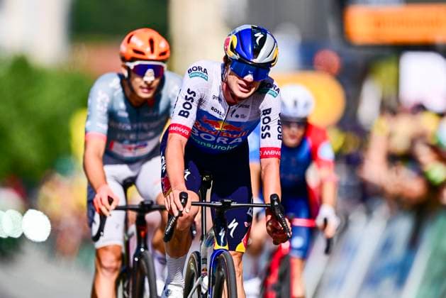 Tour de France 2026 Stage 13 BELFORT, FRANCE - JULY 17 : Van Gils Maxim (BEL) of Red Bull - BORA - Hansgrohe in action during stage 13 of the 113rd edition of Tour de France an UCI World Tour 2.UWT cycling road race stage for Men Elite of 205 km with start in Dole and finish in Belfort on July 17, 2026 in Belfort, France, 17 07 2026 Belfort France  Copyright: xPeterxDexVoechtx