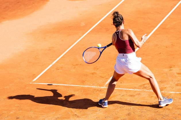 TENNIS - WTA, Tennis Damen Generali Open Ladies Kitzbuehel KITZBUEHEL,AUSTRIA,17.JUL.26 - TENNIS - WTA Tour, Generali Open Ladies Kitzbuehel. Image shows Elixane Lechemia (FRA).  GEPAxpictures xJulioxArellano