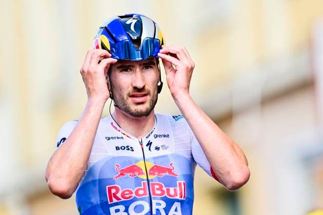 Tour de France 2026 Stage 13 BELFORT, FRANCE - JULY 17 : Van Dijke Tim (NED) of Red Bull - BORA - Hansgrohe at the finish line during stage 13 of the 113rd edition of Tour de France an UCI World Tour 2.UWT cycling road race stage for Men Elite of 205 km with start in Dole and finish in Belfort on July 17, 2026 in Belfort, France, 17 07 2026 Belfort France  Copyright: xPeterxDexVoechtx