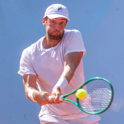 July 17, 2026, Gstaad, Bern, Switzerland: Gstaad Switzerland, 07 17 2026: QUENTIN HALYS of France is in action during semi-finals of EFG Swiss Open Gstaad ATP, Tennis Herren 250,Tennis Herren 250, which is known as the Swiss Gstaad Open and took place at Roy Emerson Arena in Gstaad, which is located in the famous ski resort of Gstaad and which is located in the Bernese Oberland. Tennis 2026: Swiss Open  - ZUMAd206 20260717_zip_d206_074 Copyright: xEricxDubostx