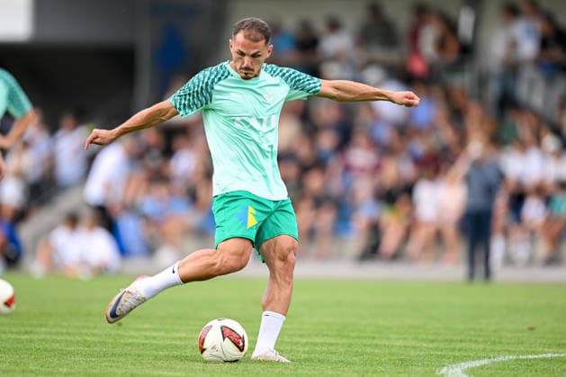 SOCCER - Wattens vs Hertha, test match KUNDL,AUSTRIA,17.JUL.26 - SOCCER - ADMIRAL Bundesliga, 2. DFL, 2. Deutsche Bundesliga, WSG Tirol vs Hertha BSC Berlin, test match. Image shows Murat Satin (Wattens) during warm up.  GEPAxpictures xDanielxSchoenherr