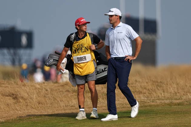 RECORD DATE NOT STATED 17th July 2026; Royal Birkdale Golf Club, Southport, Merseyside, England; The Open Championship Day Two; Jackson Suber (USA) at the 9th hole DavidxBlunsden