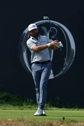 RECORD DATE NOT STATED 17th July 2026; Royal Birkdale Golf Club, Southport, Merseyside, England; The Open Championship Day Two; Cameron Young (USA) plays from the tee at the first hole DavidxBlunsden