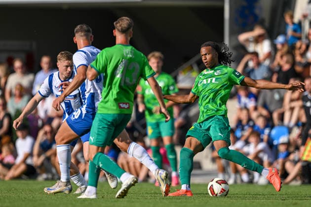 SOCCER - Wattens vs Hertha, test match KUNDL,AUSTRIA,17.JUL.26 - SOCCER - ADMIRAL Bundesliga, 2. DFL, 2. Deutsche Bundesliga, WSG Tirol vs Hertha BSC Berlin, test match. Image shows Ademola Oladipupo Ola Adebomi (Wattens).  GEPAxpictures xDanielxSchoenherr