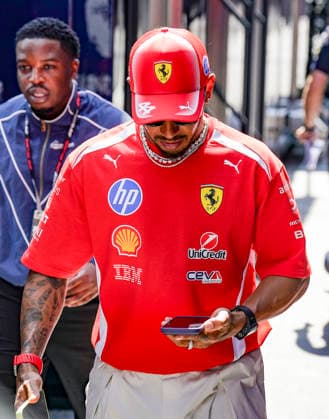 FORMULA ONE BELGIAN GRAND PRIX 2026 Lewis Hamilton 44 (GBR) Ferrari arriving for practice during the Formula 1 Moet & Chandon Belgian Grand Prix 2026, 10th round of the 2026 Formula 1 World Championship, WM, Weltmeisterschaft from 17th - 19th July 2026 at Circuit de Spa-Francorchamps, Stavelot, Belgium. Credit: Robbie Hoad Every Second Media Editorial use only. All images are copyright Every Second Media Limited. No images may be reproduced without prior permission. Copyright: xIMAGO EveryxSecondxMediax ESM-2070-0148 RobbiexHoadx xEveryxSecondxMediax