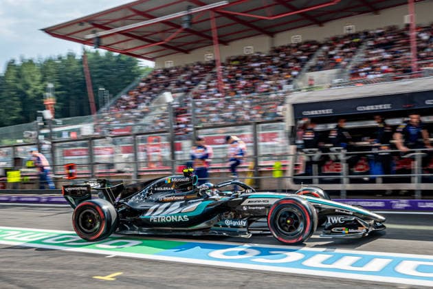 Formula One GP Spa Francorchamps, Belgium. Friday, July 17, 2026 Andrea Kimi Antonelli 12, Mercedes-AMG Petronas F1 Team; Formula One GP Spa Francorchamps, Belgium. Friday, July 17, 2026 *** Formula One Grand Prix at Spa-Francorchamps, Belgium, Friday, July 17, 2026, Andrea Kimi Antonelli, No. 12, Mercedes AMG Petronas F1 Team, Formula One Grand Prix at Spa-Francorchamps, Belgium, Friday, July 17, 2026 Copyright: xBEAUTIFULxSPORTS Erlhofx