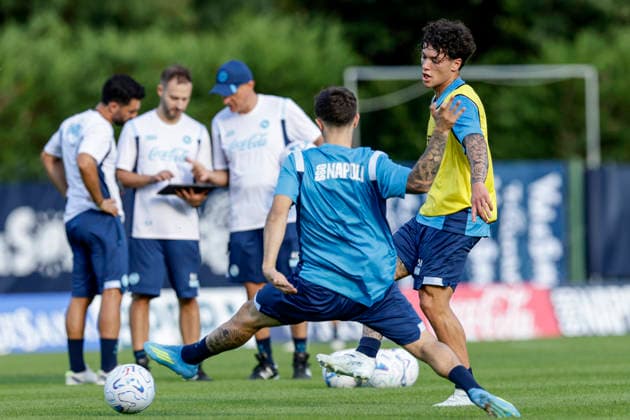 SSC Napoli preseason 2026-27 during SSC Napoli s 2026-27 preseason training camp in val di sole in Trentino, Dimaro Folgarida July, 17 2026. _BPH7308 Copyright: xAntonioxBalascox