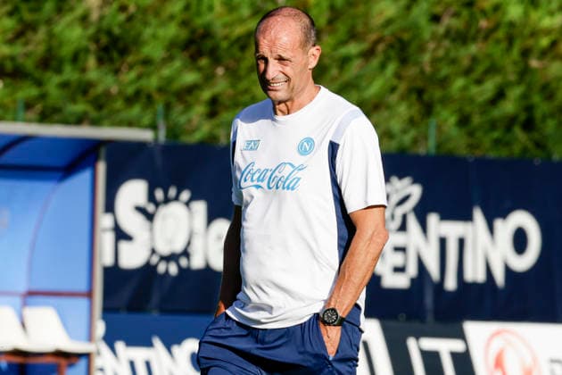 SSC Napoli preseason 2026-27 Napoli™s Italian coach Massimiliano Allegri during SSC Napoli s 2026-27 preseason training camp in val di sole in Trentino, Dimaro Folgarida July, 17 2026. _BPH7671 Copyright: xAntonioxBalascox