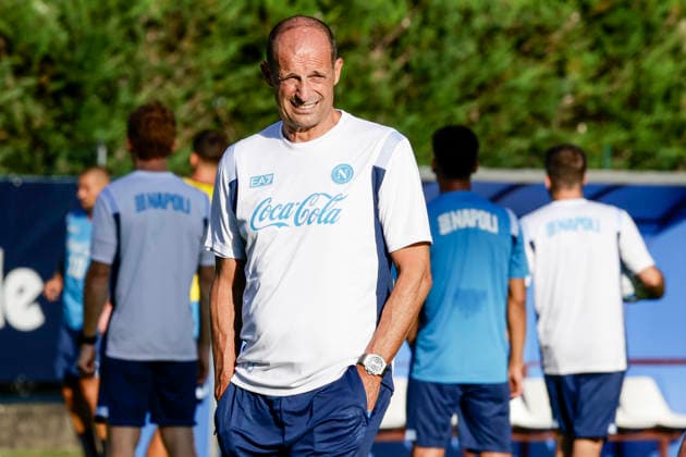 SSC Napoli preseason 2026-27 Napoli™s Italian coach Massimiliano Allegri during SSC Napoli s 2026-27 preseason training camp in val di sole in Trentino, Dimaro Folgarida July, 17 2026. _BPH7695 Copyright: xAntonioxBalascox