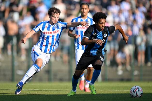 Club Brugge v sc Heerenveen - Friendly match ROESELARE, BELGIUM - JULY 17 : Garcia Andre Jacob defender of Club Brugge in action during the friendly match between Club Brugge and sc Heerenveen on July 17, 2026 in Roeselare, Belgium, 17 07 2026 Roeselare Belgium  Copyright: xNicoxVereeckenx