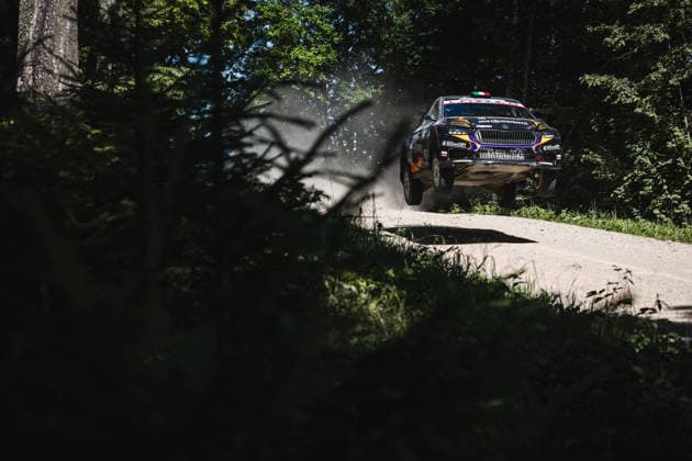 AUTO - WRC, Motorsport Rallye, WM - RALLY ESTONIA 2026 32 Giovanni TRENTIN, Pietro Elia OMETTO, SKODA Fabia RS, action during the 2026 Rally Estonia, 8th round of the 2026 WRC WORLD RALLY CAR CHAMPIONSHIP, from July 16 to 29, 2026 at Tartu, Estonia - TartuEstonia  Copyright: xNikosxKatikisx