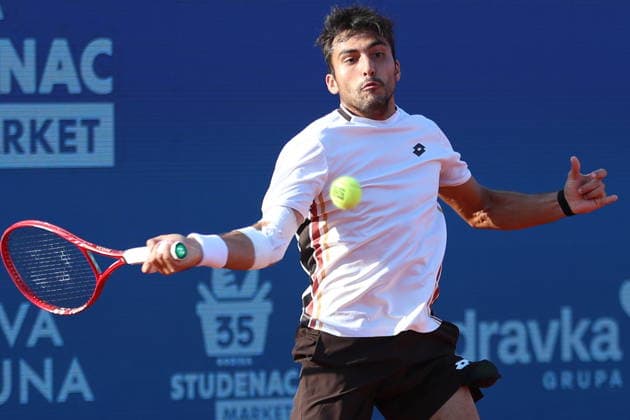 Umag 17.07.2026. Tenis PLAVA LAGUNA CROATIA OPEN Tennis PLAVA LAGUNA CROATIA OPEN Nz Roman Andres Burruchaga Fot. Kacper Staniec NEWSPIX.PL --- newspix.pl 