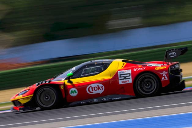 GT World Challenge Misano 2026 - Free Practice 1 Jeff MACHIELS and Gilles STADSBADER drive the ( 52) Ferrari 296 GT3 EVO of team AF Corse during the Free Practice 1 session of the 5th round of the GT World Challenge Europe by AWS at Misano World Circuit - Marco Simoncelli in Misano, Italy, on July 17, 2026. Misano Italy Italy  Copyright: xFabioxPellicciax originalFilename:pelliccia-gtworldc260717_npsZF.jpg