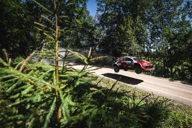 AUTO - WRC, Motorsport Rallye, WM - RALLY ESTONIA 2026 05 Sami PAJARI, Marko SALMINEN, TOYOTA GR Yaris Rally1, action during the 2026 Rally Estonia, 8th round of the 2026 WRC WORLD RALLY CAR CHAMPIONSHIP, from July 16 to 29, 2026 at Tartu, Estonia - TartuEstonia  Copyright: xNikosxKatikisx